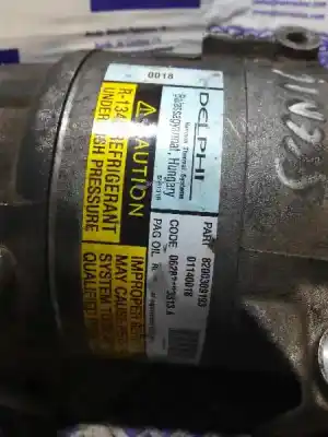 Pezzo di ricambio per auto di seconda mano compressore aria condizionata per renault megane scénic (ja0/1_) 1.6 16v (ja0b ja04 ja11 ja00) riferimenti oem iam 06283103313a fila 3 palet 34