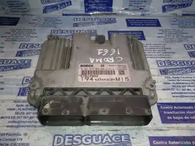 Second-hand car spare part ecu engine control for fiat croma (194_) 1.9 d multijet (194axc1b 194axc12) oem iam references 0281012963