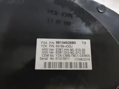 Peça sobressalente para automóvel em segunda mão quadrante por peugeot 3008 style referências oem iam 