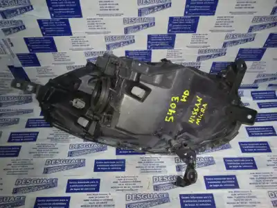 Peça sobressalente para automóvel em segunda mão farol / farolim esquerdo por nissan micra (k12e) acenta referências oem iam 