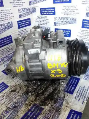Second-hand car spare part air conditioning compressor for bmw x3 (e83) xdrive 30d oem iam references 8fk351322-891 fila 2 palet 54