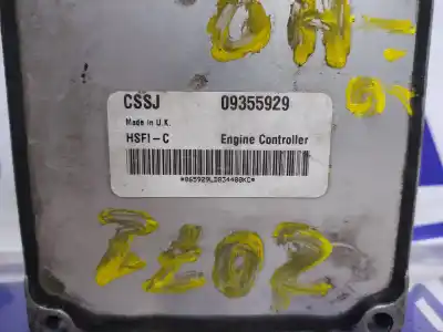 Gebrauchtes Autoersatzteil Steuergerät für Einspritzanlage zum OPEL ASTRA G SEDÁN (T98)  OEM-IAM-Referenzen 09355929  ESTANTERÍA 96