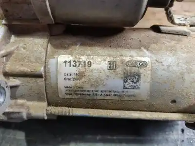 Peça sobressalente para automóvel em segunda mão motor de arranque por fiat panda (169) 1.3 16v jtd dynamic referências oem iam 113719