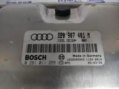 Автозапчасти б/у блок управления двигателем за audi a4 cabrio (8h) 2.5 tdi 163 cv / 120 kw ссылки oem iam 0281011255