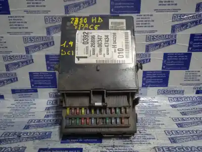 Second-hand car spare part fuse box unit for renault espace iv (jk0) authentique oem iam references   estantería 54
