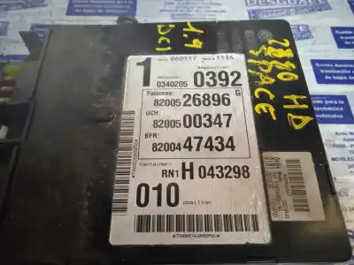 Second-hand car spare part fuse box unit for renault espace iv (jk0) authentique oem iam references   estantería 54