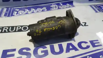 Peça sobressalente para automóvel em segunda mão motor de arranque por toyota corolla (e12) 2.0 d-4d linea luna berlina referências oem iam 0001110132 fila 1 palet 59