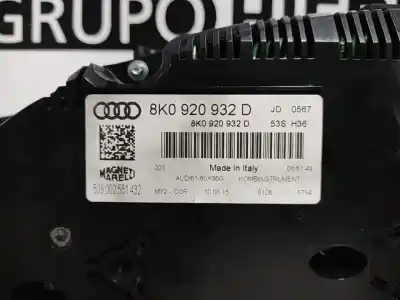 Peça sobressalente para automóvel em segunda mão quadrante por audi a4 berlina (b8) basis referências oem iam   estantería 17