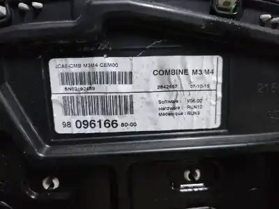 Автозапчастина б/у панель інструментів для citroen c-elysée exclusive посилання на oem iam 980961668000  estantería 138 a