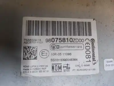 Second-hand car spare part audio system / radio cd for citroen c-elysée exclusive oem iam references 98075810zd00  estantería 42