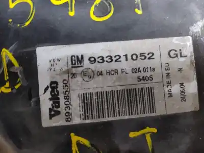 Second-hand car spare part left headlight for opel meriva cosmo oem iam references 93321052  estantería 139 a