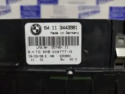 Peça sobressalente para automóvel em segunda mão comando de sofagem (chauffage / ar condicionado) por bmw x3 (e83) xdrive 20d edition exclusive referências oem iam   estantería 85
