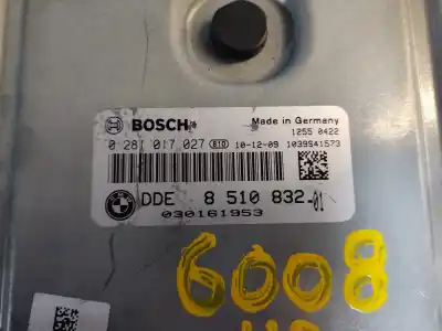 Second-hand car spare part ecu engine control for bmw serie 3 touring (e91) 318d oem iam references 0281017027  estantería 85