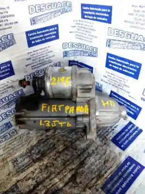 Peça sobressalente para automóvel em segunda mão motor de arranque por fiat panda (169) 1.3 16v jtd dynamic referências oem iam 55204116