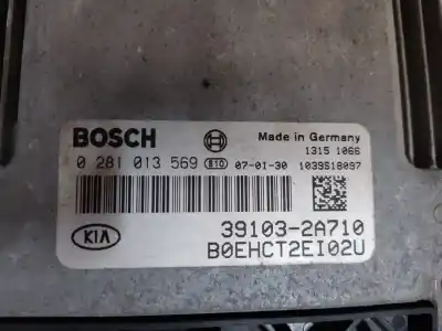 Second-hand car spare part ecu engine control for kia ceed emotion 116 cv / 85 kw oem iam references 0281013569  estantería 68