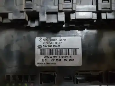 Second-hand car spare part FUSE BOX UNIT for MERCEDES-BENZ CLASE CLK (W209) COUPE  OEM IAM references   ESTANTERÍA 91