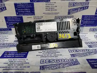 Peça sobressalente para automóvel em segunda mão comando de sofagem (chauffage / ar condicionado) por audi a4 b8 (8k2) 2.0 tdi referências oem iam 