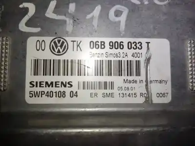 Автозапчасти б/у блок управления двигателем за vw passat b5.5 (3b3) 2.0 ссылки oem iam 06b906033t  estanteria 77