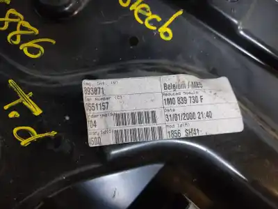 Peça sobressalente para automóvel em segunda mão elevador de vidros traseiro direito por seat toledo (1m2) signo referências oem iam 1m0839730f