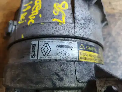 Автозапчастина б/у компресор кондиционера для renault megane i scenic (ja0) 1.9 dti diesel cat 98 cv / 72 kw посилання на oem iam 7700105765 fila 3 palet 34