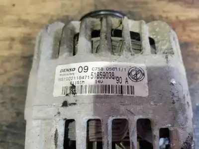 Peça sobressalente para automóvel em segunda mão alternador por fiat panda (169) 1.2 8v dynamic referências oem iam c758
