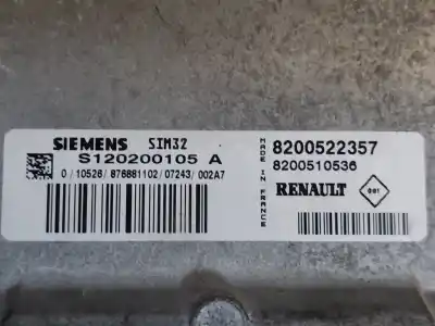 Tweedehands auto-onderdeel ecu motorcontroller voor renault clio iii collection oem iam-referenties 8200522357  estantería 52