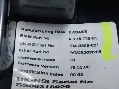 Peça sobressalente para automóvel em segunda mão quadrante por bmw mini (r56) n12 referências oem iam 917873901  estantería 4