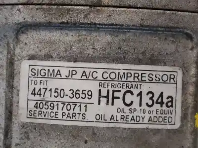 Gebrauchtes Autoersatzteil klimakompressor zum volkswagen passat b6 (3c2) 2.0 tdi 16v oem-iam-referenzen 447150-3659 fila 3 palet 40