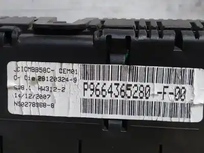 Автозапчастина б/у панель інструментів для citroen c4 picasso i monospace (ud_) 1.6 hdi посилання на oem iam p9664365280  estantería 137 a