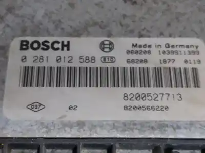 Автозапчастина б/у ебу контролер двигуна для renault laguna ii (bg0) authentique посилання на oem iam 0281012588  estantería 52
