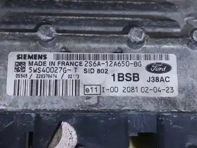 Автозапчастина б/у ебу контролер двигуна для ford fiesta (cbk) ambiente посилання на oem iam 5ws400276g-t