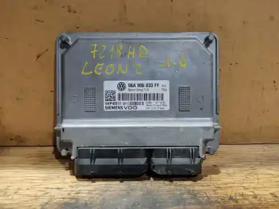 Second-hand car spare part ecu engine control for seat leon (1p1) 1.6 oem iam references 06a906033ff  estantería 81