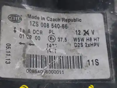 Second-hand car spare part right headlight for audi a8 (d2) 2.8 oem iam references 1zs00854066  estantería 16