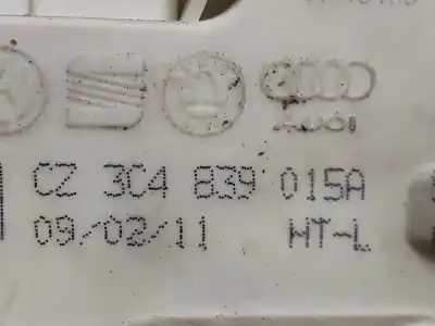 Pièce détachée automobile d'occasion serrure de porte arrière gauche pour volkswagen passat b7 (362) 1.6 tdi références oem iam 3c4839015a