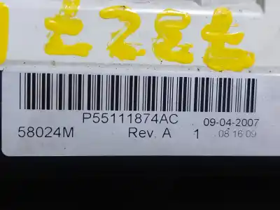 Peça sobressalente para automóvel em segunda mão comando de sofagem (chauffage / ar condicionado)  por dodge caliber se referências oem iam p55111874ac  estantería 68