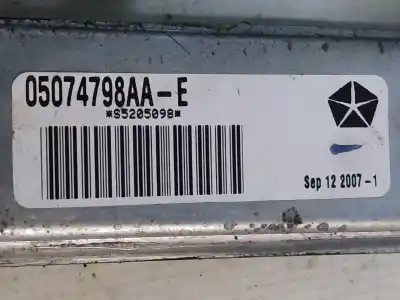 Second-hand car spare part passenger side right window regulator for dodge caliber se oem iam references 05074798aa-e  gancho 60