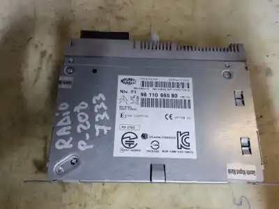 Second-hand car spare part AUDIO SYSTEM / RADIO CD for PEUGEOT 208  OEM IAM references 9811066580  ESTANTERÍA 46