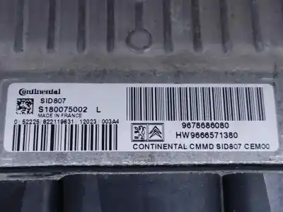 Second-hand car spare part ecu engine control for citroen c4 picasso exclusive oem iam references 967666080  estantería 118