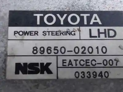 Peça sobressalente para automóvel em segunda mão módulo eletrônico por toyota corolla (e12) 2.0 d-4d linea luna berlina referências oem iam 89650-02010