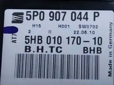 Peça sobressalente para automóvel em segunda mão comando de sofagem (chauffage / ar condicionado) por seat leon (1p1) reference referências oem iam 5p0907044  estantería 81