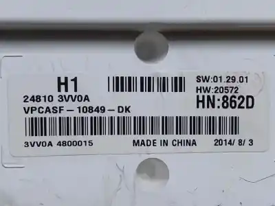 Peça sobressalente para automóvel em segunda mão quadrante por nissan note tekna premium referências oem iam 248103vv0a  estantería 19