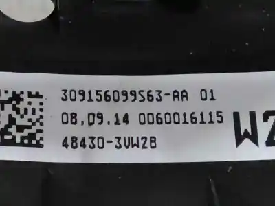 Peça sobressalente para automóvel em segunda mão VOLANTE por NISSAN NOTE  Referências OEM IAM 48430-3VW2B  ESTANTERÍA 56