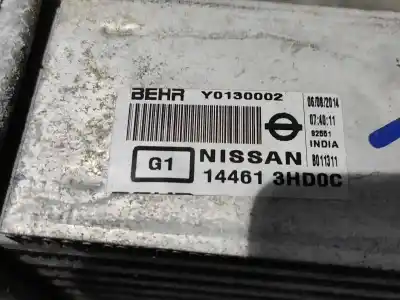 Pezzo di ricambio per auto di seconda mano intercooler per nissan note tekna premium riferimenti oem iam 144613hdoc  estantería 131 b