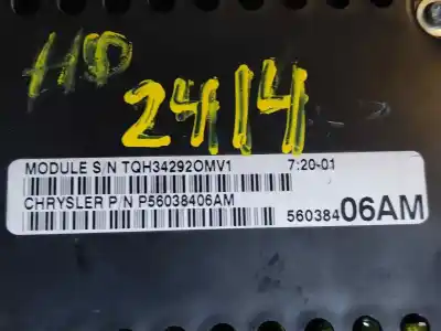 Автозапчасти б/у блок реле/предохранителей за chrysler jeep gr.cherokee (wj/wg) 3.1 td laredo ссылки oem iam 56038406am