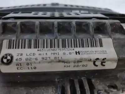 Second-hand car spare part multifunction display for bmw serie 7 (e65/e66) 735i oem iam references   estantería 86