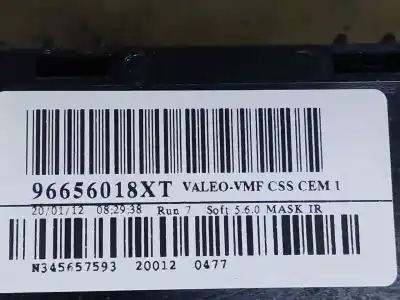 Second-hand car spare part multifunction switch for citroen c4 picasso exclusive oem iam references 96656018xt  estantería 41