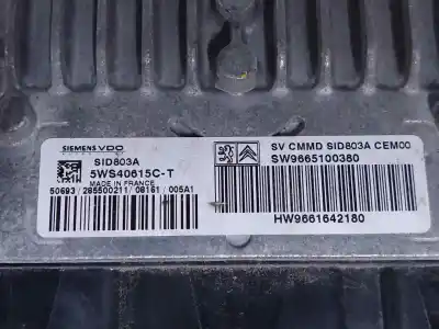 Peça sobressalente para automóvel em segunda mão centralina de motor uce por citroen c4 picasso exclusive referências oem iam sw9661642180