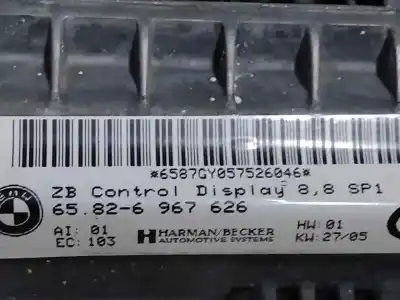 Second-hand car spare part multifunction display for bmw serie 7 (e65/e66) 745d oem iam references 6582-6967626  estantería 86