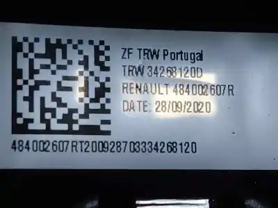 Peça sobressalente para automóvel em segunda mão volante por renault captur ii intens referências oem iam 484002607r  estantería 52