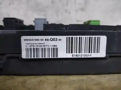 Second-hand car spare part FUSE BOX UNIT for CITROEN C4 LIM.  OEM IAM references 9665547480  ESTANTERÍA 44